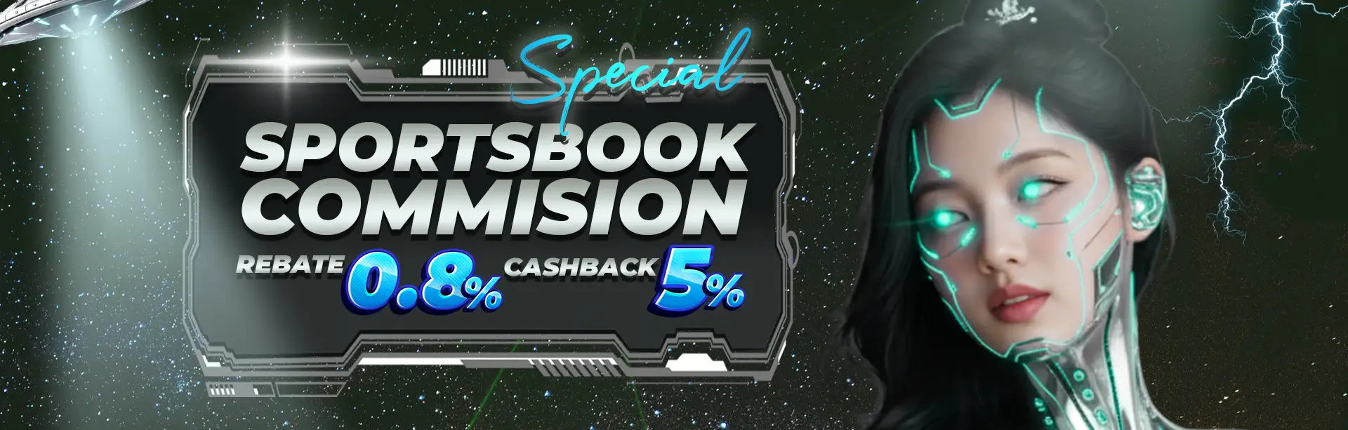 KOMISI HARIAN + CASH BACK MINGGUAN SPORTSBOOK